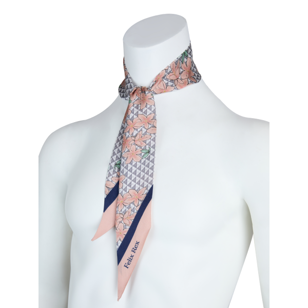 Felix Rex Floral Silk Scarf