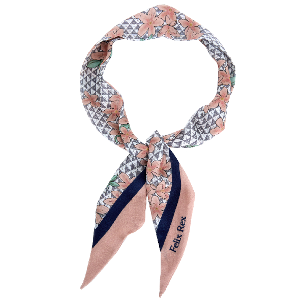 Felix Rex Floral Silk Scarf