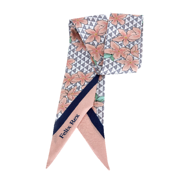 Felix Rex Floral Silk Scarf
