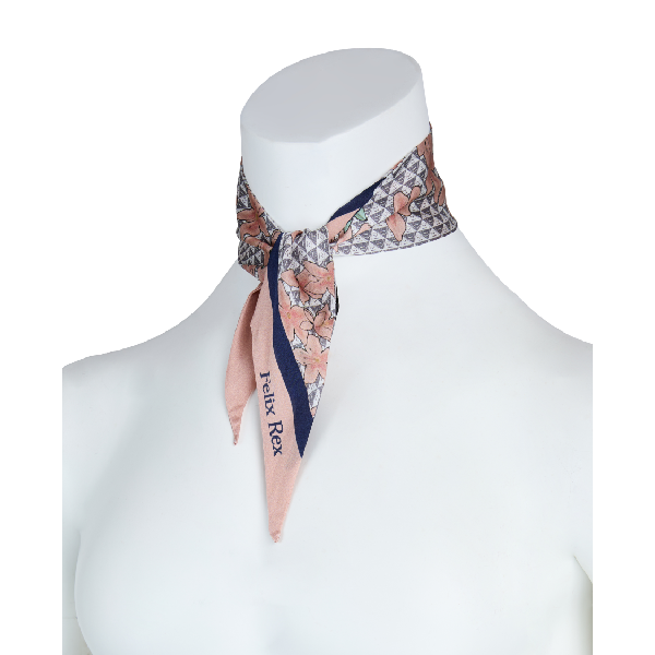 Felix Rex Floral Silk Scarf