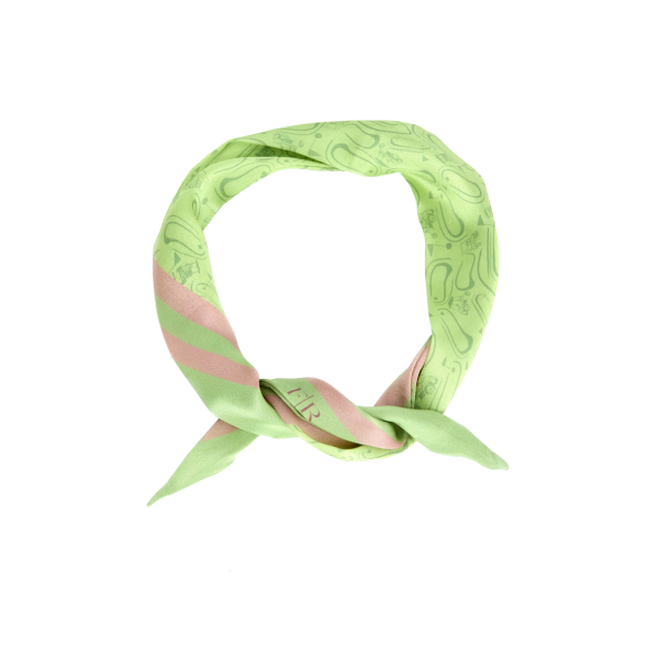 Hit the Greens Silk Scarf